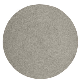 Bohemian Braided Indoor Outdoor Rugs Solid Round Area Rug