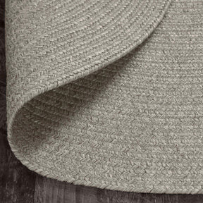 Bohemian Braided Indoor Outdoor Rugs Solid Round Area Rug