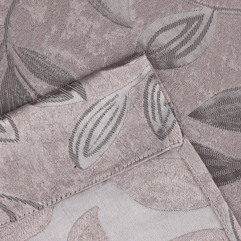 Blackout Curtains Leaves Pattern Room Darkening Grommet 2 Panels