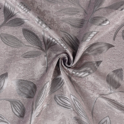 Blackout Curtains Leaves Pattern Room Darkening Grommet 2 Panels