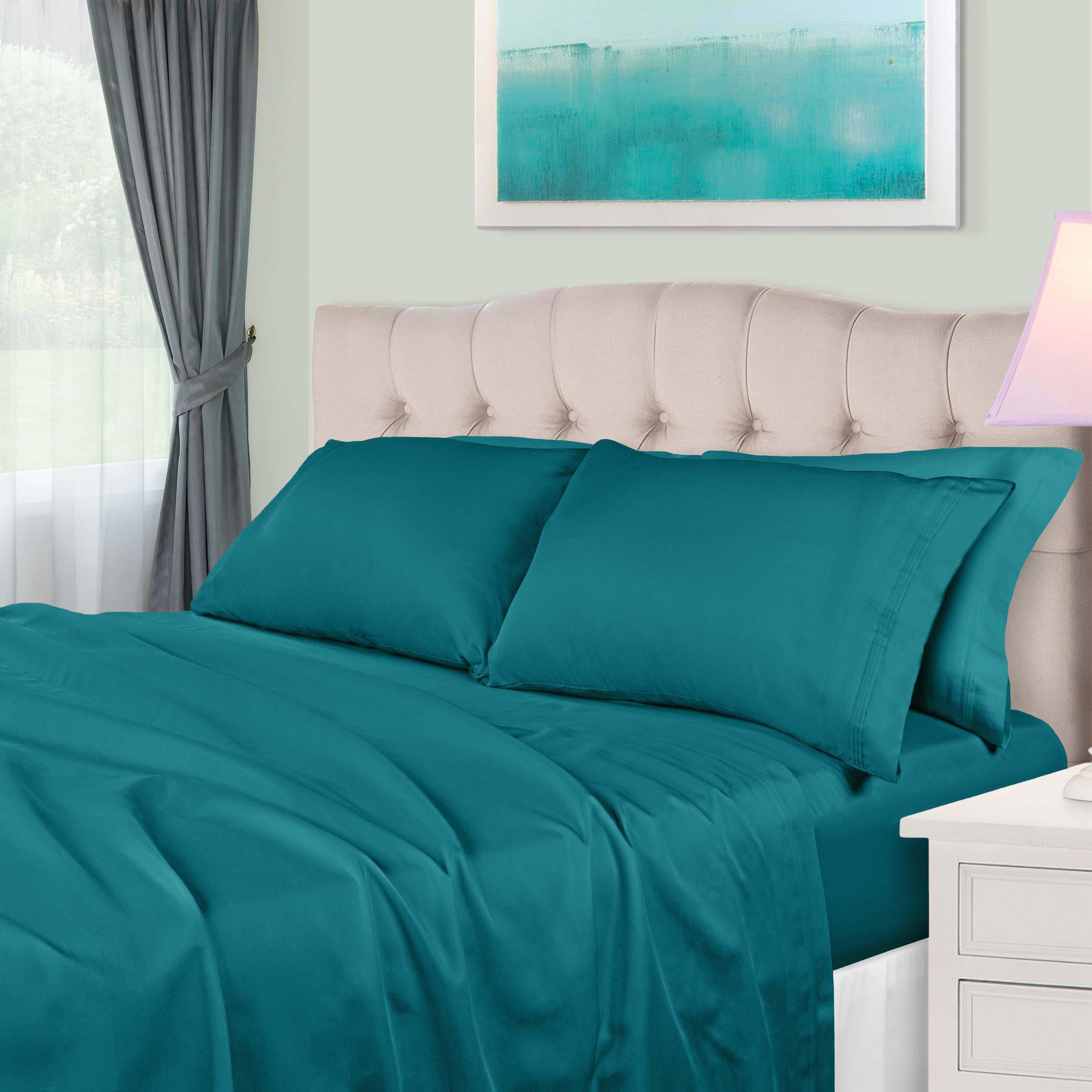 Egyptian Cotton Sateen Sheet Set 650 Thread Count