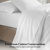 Carmen 100% Cotton Relaxed Wash Deep Pocket Bed Sheet Set