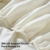 Carmen 100% Cotton Relaxed Wash Deep Pocket Bed Sheet Set