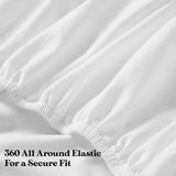 Carmen 100% Cotton Relaxed Wash Deep Pocket Bed Sheet Set