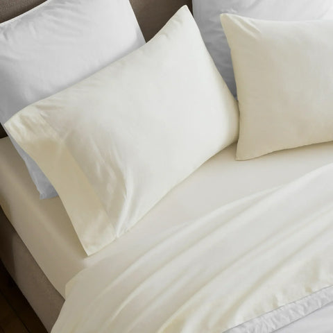 Carmen 100% Cotton Relaxed Wash Deep Pocket Bed Sheet Set