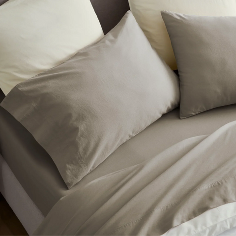 Carmen 100% Cotton Relaxed Wash Deep Pocket Bed Sheet Set