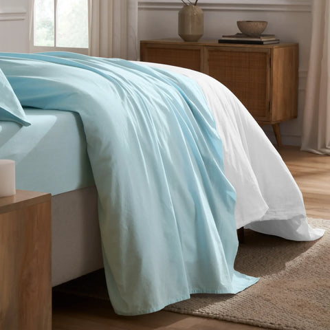 Carmen 100% Cotton Relaxed Wash Deep Pocket Bed Sheet Set