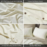 Carmen 100% Cotton Relaxed Wash Duvet Cover Set