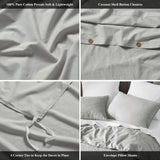 Carmen 100% Cotton Relaxed Wash Duvet Cover Set