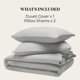 Carmen 100% Cotton Relaxed Wash Duvet Cover Set