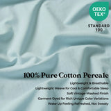 Carmen 100% Cotton Relaxed Wash Deep Pocket Bed Sheet Set