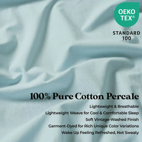 Carmen 100% Cotton Relaxed Wash Pillowcase Set