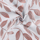 Leaves Room Darkening Washable Blackout Curtain Panels, Set of 2