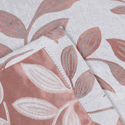 Leaves Room Darkening Washable Blackout Curtain Panels, Set of 2