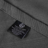 Milan Cotton Textured Jacquard Striped Lightweight Woven Blanket