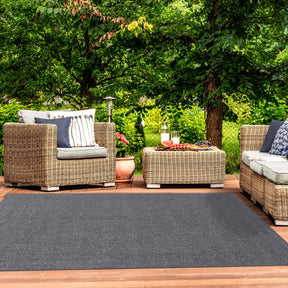 Bohemian Indoor Outdoor Rugs Solid Rectangle Braided Area Rug