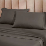 1200 Thread Count Cotton Rich Bed Sheet Set Solid Deep Pocket