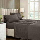 1200 Thread Count Cotton Rich Bed Sheet Set Solid Deep Pocket