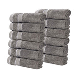 Egyptian Giza Cotton Plush Soft Towel Set 12 Piece