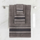 Sadie Zero Twist Cotton Solid Absorbent 3 Piece Towel Set