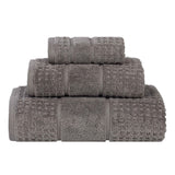 Napa Zero Twist Cotton Solid Waffle Honeycomb 3 Piece Towel Set