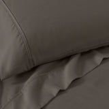 1200 Thread Count Cotton Rich Bed Sheet Set Solid Deep Pocket