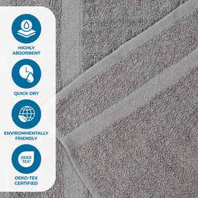 Cotton Eco-Friendly Bathroom Essentials 2 Piece Bath Sheet Set