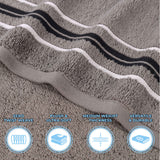 Sadie Zero Twist Cotton Solid Absorbent 3 Piece Towel Set