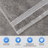 Egyptian Giza Cotton Plush Soft Towel Set 12 Piece