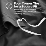 1200 Thread Count Egyptian Cotton Solid Duvet Cover