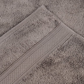 Chevron Zero Twist Solid Soft Absorbent Cotton 3 Piece Towel Set