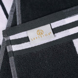 Striped Oversized Cotton Beach Towel Set of 2, 4, or 6 Piece