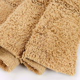 Cotton Checkers Geometric Non-Skid Washable 2 Piece Bath Rug Set