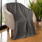 Metro Chevron Zig-Zag Modern All-Season Cotton Blanket
