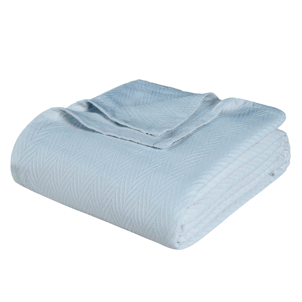 Metro Chevron Zig-Zag Modern All-Season Cotton Blanket