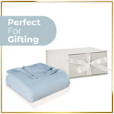 Lightweight Cotton Blanket – Metro Chevron, All-Season Bedding