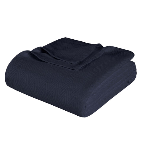 Lightweight Cotton Blanket – Metro Chevron, All-Season Bedding