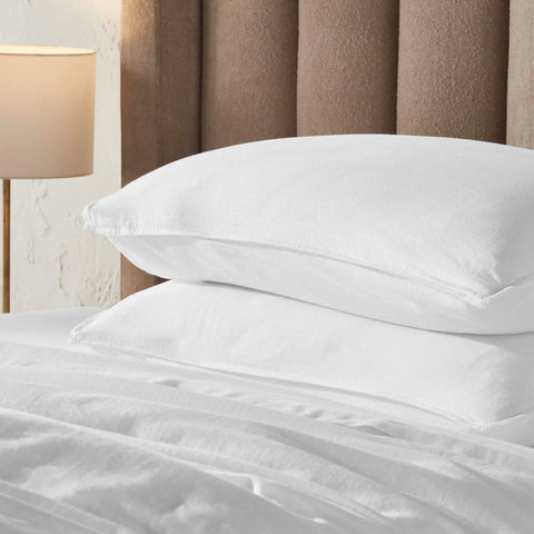 Chloe 100% Cotton Linen Texture Vintage Wash Duvet Cover Set