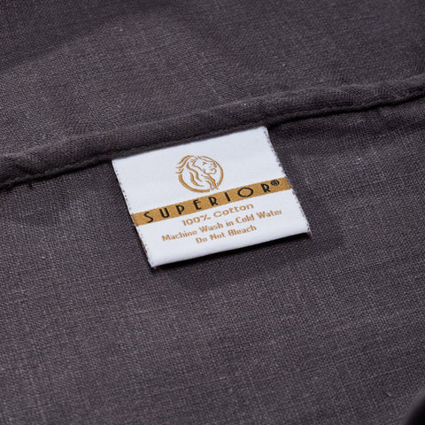 Chloe 100% Cotton Linen Texture Vintage Wash Deep Pocket Bed Sheet Set