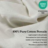 Chloe 100% Cotton Linen Texture Vintage Wash Deep Pocket Bed Sheet Set
