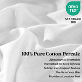 Chloe 100% Cotton Linen Texture Vintage Wash Deep Pocket Bed Sheet Set