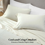 Chloe 100% Cotton Linen Texture Vintage Wash Deep Pocket Bed Pillowcase Set
