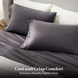 Chloe 100% Cotton Linen Texture Vintage Wash Deep Pocket Bed Sheet Set