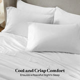 Chloe 100% Cotton Linen Texture Vintage Wash Deep Pocket Bed Sheet Set