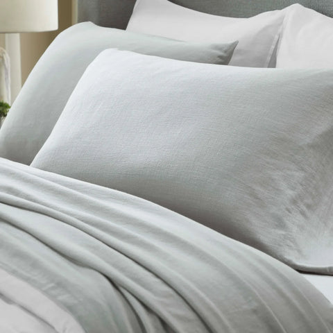 Chloe 100% Cotton Linen Texture Vintage Wash Deep Pocket Bed Pillowcase Set