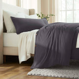 Chloe 100% Cotton Linen Texture Vintage Wash Duvet Cover Set