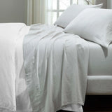 Chloe 100% Cotton Linen Texture Vintage Wash Deep Pocket Bed Sheet Set