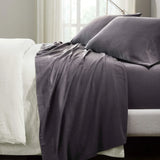 Chloe 100% Cotton Linen Texture Vintage Wash Deep Pocket Bed Sheet Set