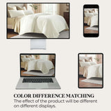 Chloe 100% Cotton Linen Texture Vintage Wash Duvet Cover Set