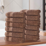 Niles Egyptian Giza Cotton Plush Heavyweight Soft 12 Piece Towel Set